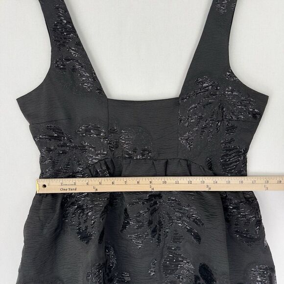 Maeve Black Floral Mini Dress - Picture 14 of 15